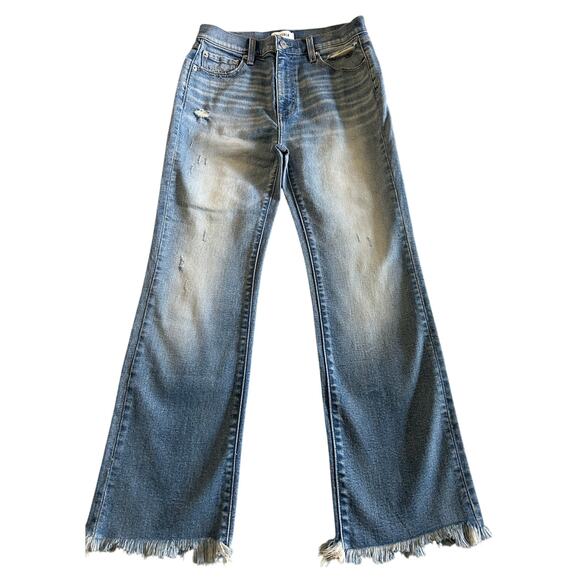 New Revolve Pistola Lennon High Rise Crop Bootcut Jeans Empire Sz 26 Retail $148 - Picture 2 of 11